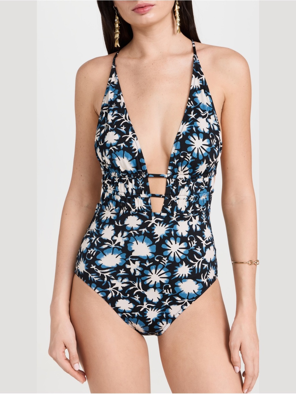 Ulla Johnson Dioni Maillot One-Piece Swimsuit (Sunprint)